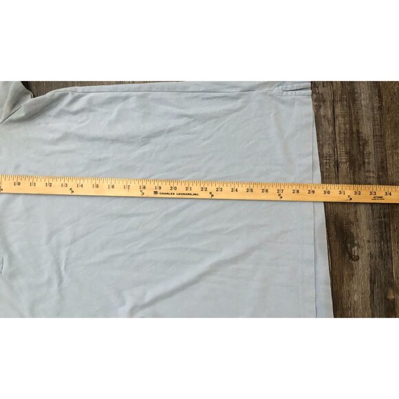 Travis Mathew Mens XL Light Blue Short Sleeve Golf Polo Shirt - Picture 5 of 5